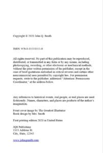 copyright page long form