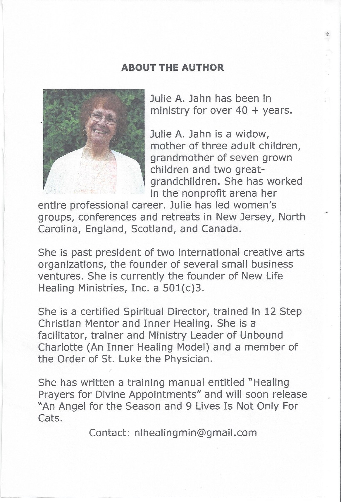 Jahn, Julie