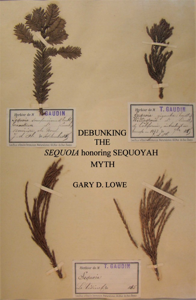 Debunking the Sequoia honoring Sequoyah Myth