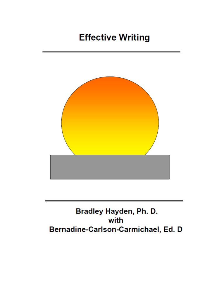 Effective Writing