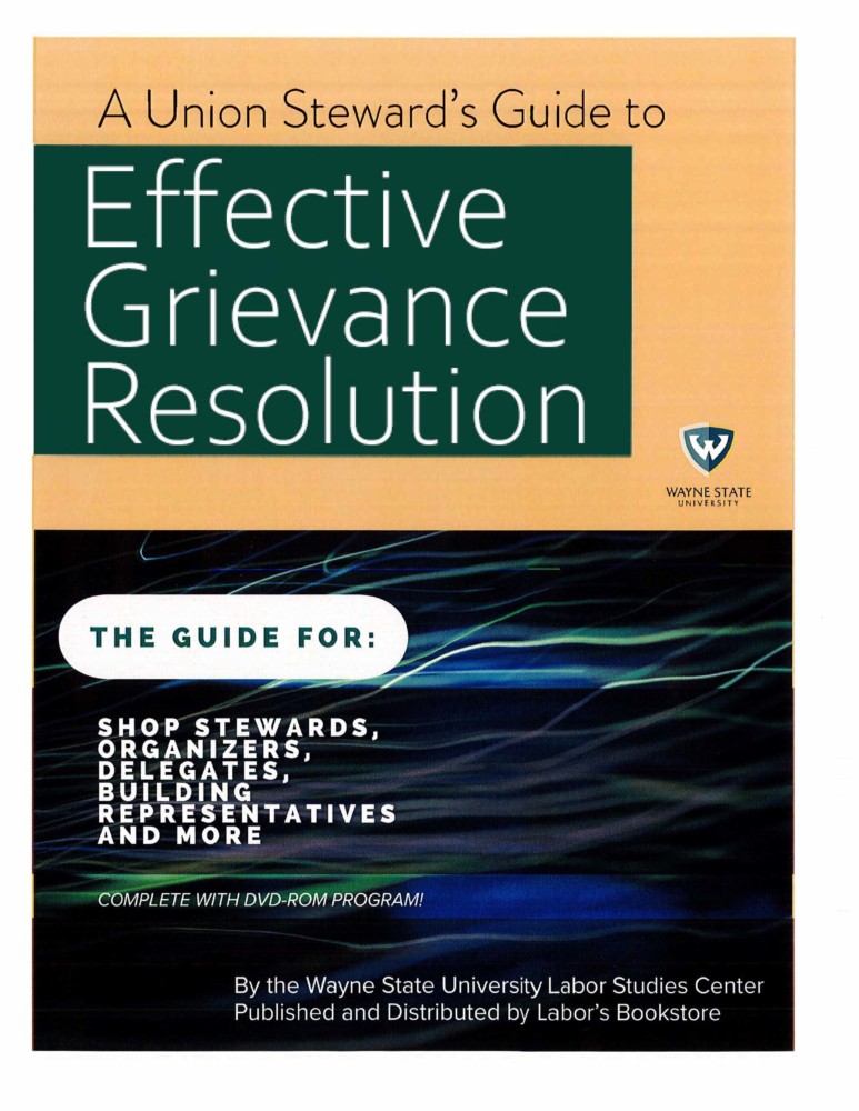 A Union Steward's Guide to Effective Grievance Resolution