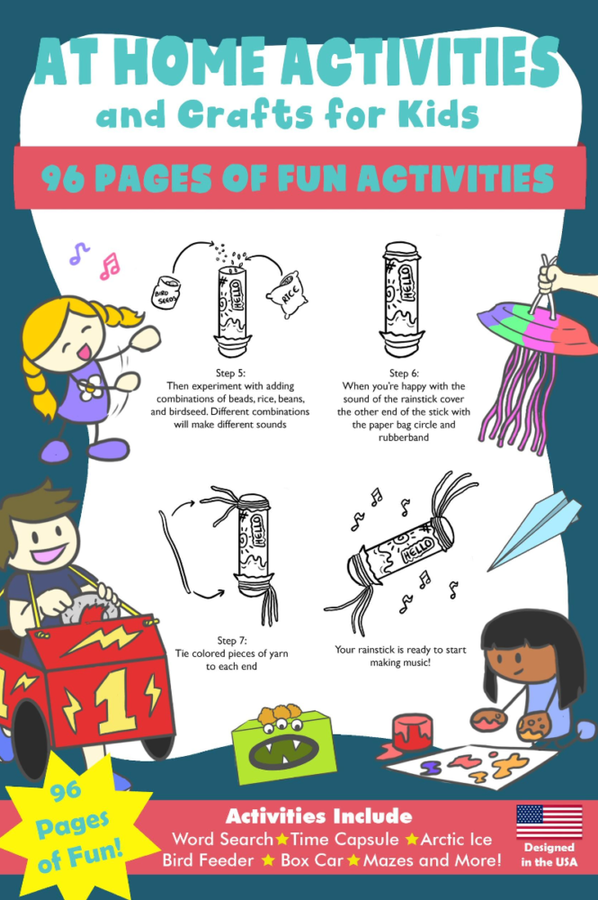 At Home Activities and Crafts for Kids