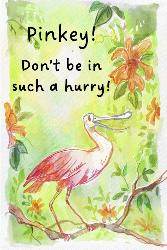 Pinkey! Don't be in such a hurry!